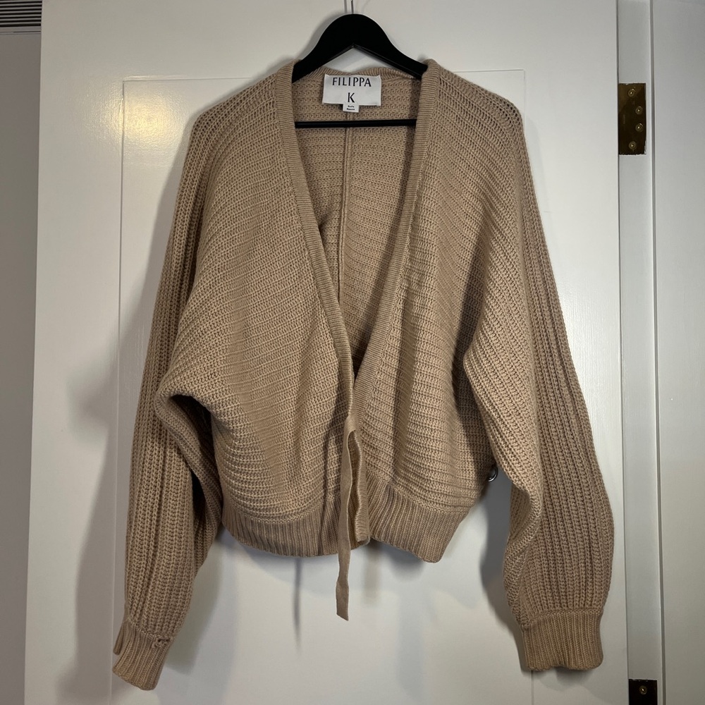 Filippa K Women's Tan Cardigan Sweater